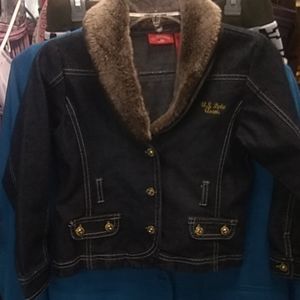 U.S. Polo Assn. Denim jacket size 6 girls